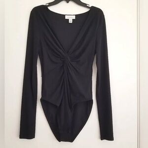 Topshop Black Bodysuit Size 4